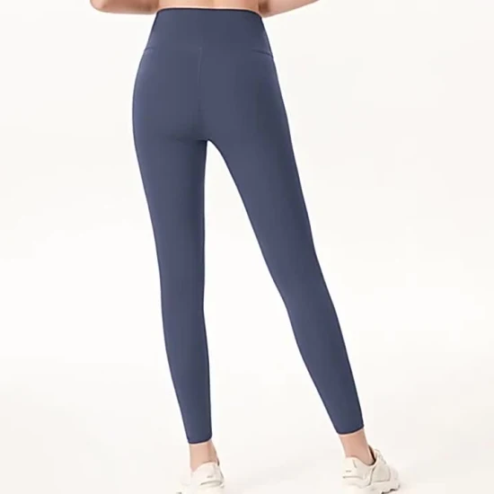 Novo estilo longo sexy pêssego nádegas levantamento de quadril apertado modelando cintura mulher roupa de ioga calças de ioga