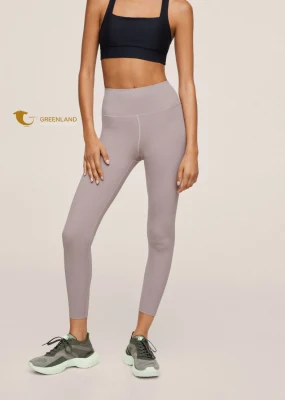 Calças compridas esportivas femininas personalizadas por atacado calças justas para ioga